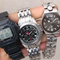 سه عدد ساعت اورجینال تیسوت فسیل کاسیو