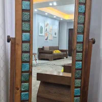 آینه قدی چوبی