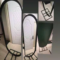 آینه قدی پایه فلزی ایستاده طرح گنبدی