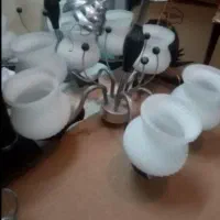 لوستر وسکه قدیمی فرش کناره میزنهار