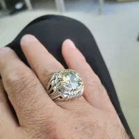 انگشتر موزینایت طلایی