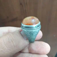 انگشتر عقیق وفیروزه بسیارکهنه وعتیقه|جواهرات|اصفهان, نقش جهان|دیوار