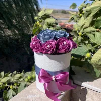 گل های روبانی زیبا|گل مصنوعی|بروجرد, |دیوار