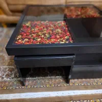 میز وسط مبل کشو دار با ۲ میز|مبلمان خانگی و میز عسلی|تهران, شهرک محلاتی|دیوار