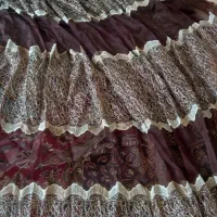 پرده حریر و والان مخمل