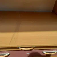 کمد و تخت کرم صورتی|تخت و سرویس خواب|اصفهان, دستگرده|دیوار