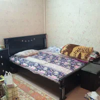 تخت خواب دونفره چوبی 200*160 سانتیمتر|تخت و سرویس خواب|گرمدره, |دیوار