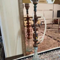 قلیان چوبی قدیمی آنتیک