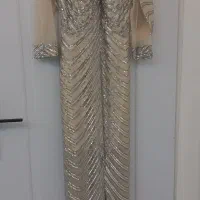 لباس مجلسی سنگ دوزی کاملا نو مناسب عقد و عروسی