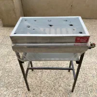 کباب پز استیل ۶۰ سانتی ۹ شعله چدنی