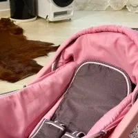 تخت نوزادی خارجی و کریر چیکو شیشه سوئدی تشک بازی|اسباب و اثاث بچه|ساری, |دیوار