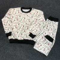 بلوز شلوار پنبه طرح دار جنس خوب عمده