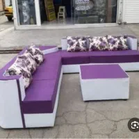 مبل راحتی  ال /پارچه های با کیفـیت- رنگ های جذاب|مبلمان خانگی و میز عسلی|تهران, شهرک شریفی|دیوار