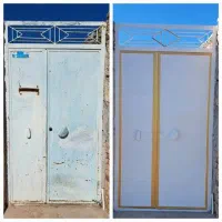 رنگ آمیزی درب و پنجره، ساختمان، دیوار