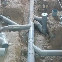 لوله کشی آب وفاضلاب وگرمایش از کف