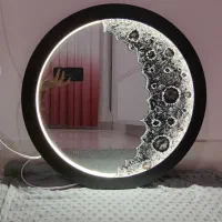 آینه دکوری تابلو ماه LED دار