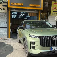 شیشه دودی یووی سرامیک دید در شب پلاریزه خودرو