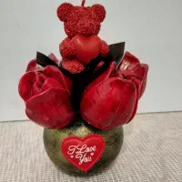 باکس شمع‌ دست ساز(ویژه روز عشق)