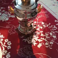 سماور برنجی ۸ لیتری|سماور، چای‌ساز، قهوه‌ساز|اصفهان, باتون|دیوار