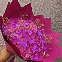 گل روبانی وگل جاودان|گل مصنوعی|ایلام, |دیوار