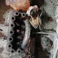 مشعل شومینه بهمراه سنگ های تزیینی