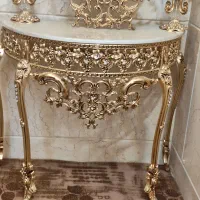 آینه شمعدان همراه با کنسول|بوفه، ویترین، کنسول|شهرضا, |دیوار