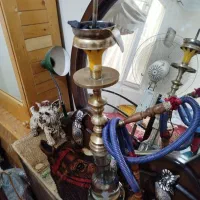 یک عدد قلیان برنجی فروشی فوری