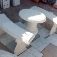 نیمکت صندلی سنگی|صندلی و نیمکت|خمینیشهر, |دیوار