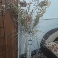 گل و گلدان چوبی|گل مصنوعی|ساوه, |دیوار