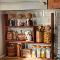 استند وپاسماوری چوبی|آب‌چکان و نظم‌دهنده ظروف|پرند, فاز ۵|دیوار