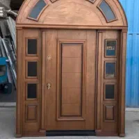 درب لابی تحویل فوری ضد سرقت چوبی در زد لابی ضدسرقت