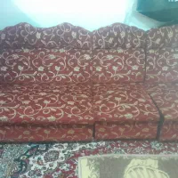 مبل کارکرده ۷ نفره تمیز برای باغ
