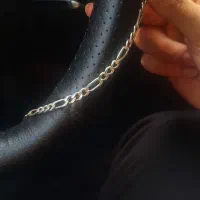 دستبند نقره ایتالیایی فیگارو در حد نو