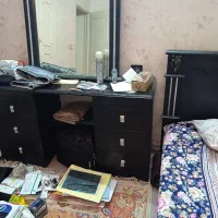 تخت خواب چوبی مشکی 160سانتیمتر|تخت و سرویس خواب|تهران, وردآورد|دیوار