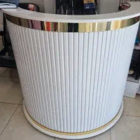 میز کانتر ویترین چراغ ریلی