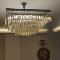 لوستر کریستالی|لوستر و چراغ آویز|همدان, |دیوار