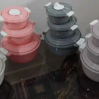 ظروف پلاستیکی ۳عددی ۷۵هزارتومان