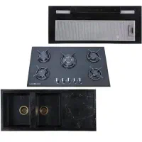 هود سینک گاز با هم فقط ۸۳۰۰ کد S500|اجاق گاز و لوازم برقی پخت‌وپز|رشت, کوی جام جم|دیوار