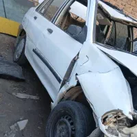 پراید مدل ۹۳ تصادفی دوگانه کارخونه