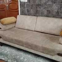 مبلمان راحتی  ۸ نفره تخت خوابشو کاملا سالم