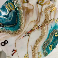 فروش ساعت رزینی ۲۰سانتی|ساعت دیواری و تزئینی|سراوان, |دیوار