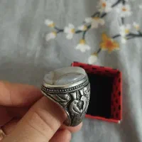 انگشتر نقره و سنگ زینتی|جواهرات|همدان, |دیوار