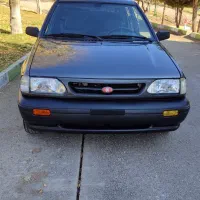 پراید87بدون رنگ بدون ضربه وترک کم کار