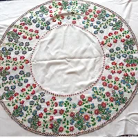 رومیزی گرد پته