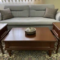 میز تک چوبی جلو مبلی (بدون عسلی)کشو دار