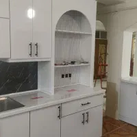 ساخت ونصب انواع کابینت mdfوفلز کمد دیواری ودرب