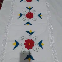 روبالشی  گلدوزی شده با دست|رختخواب، بالش، پتو|گرگان, |دیوار