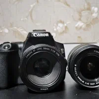 فروش فوری دوربین 250d با لنز 18-55 + لنز ۵۰ پرتره