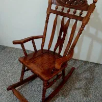 صندلی چوبی  راک بزرگ