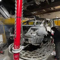 شاسی کشی حرفه ای صافکاری سنتی و pdr با دستگاه